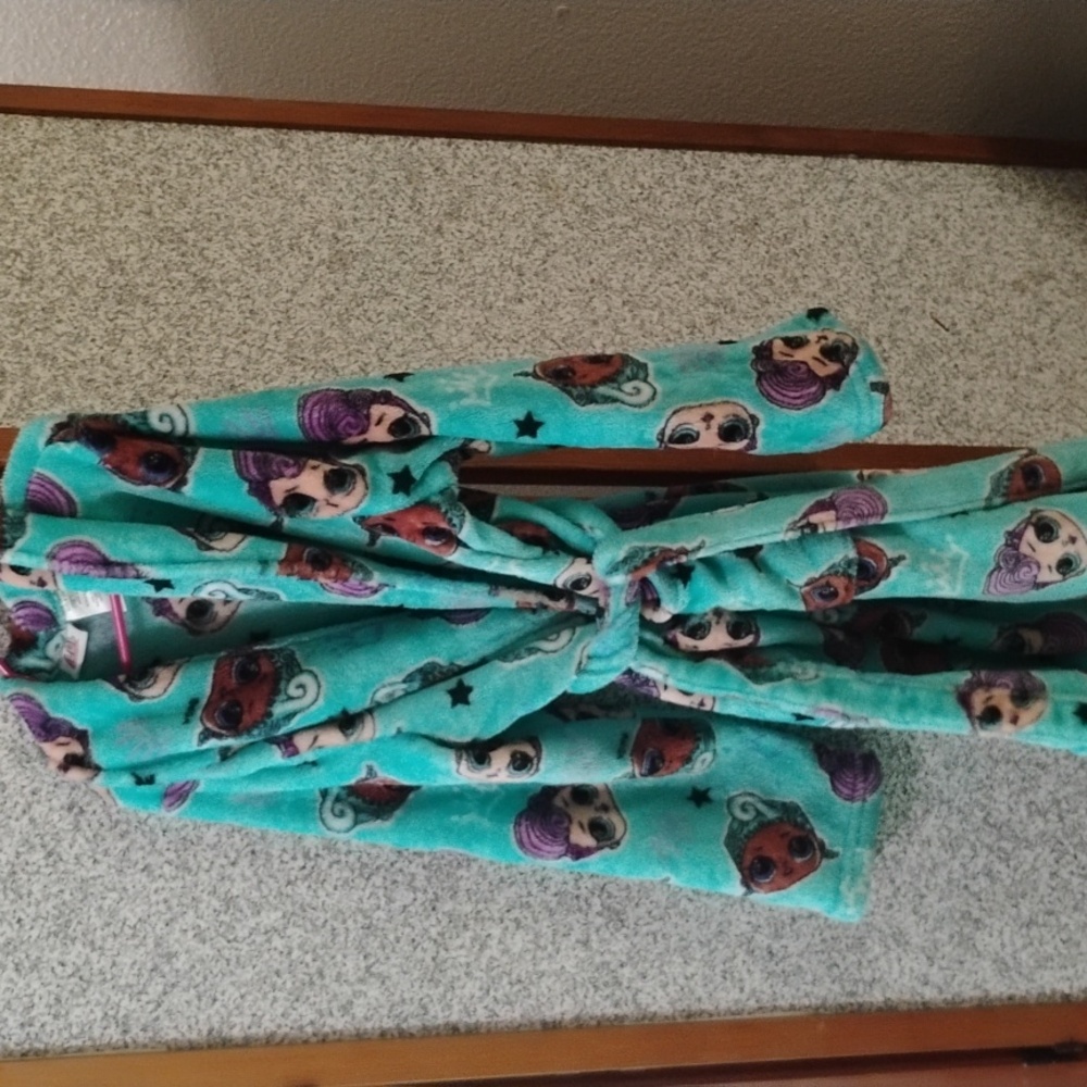 Colorful Character LOL Print Robe - Picture 2 of 4
